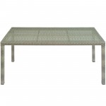 Conduit 7 Piece Outdoor Patio Wicker Rattan Dining Set