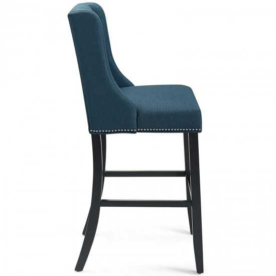 Baron Bar Stool Upholstered Fabric Set of 2