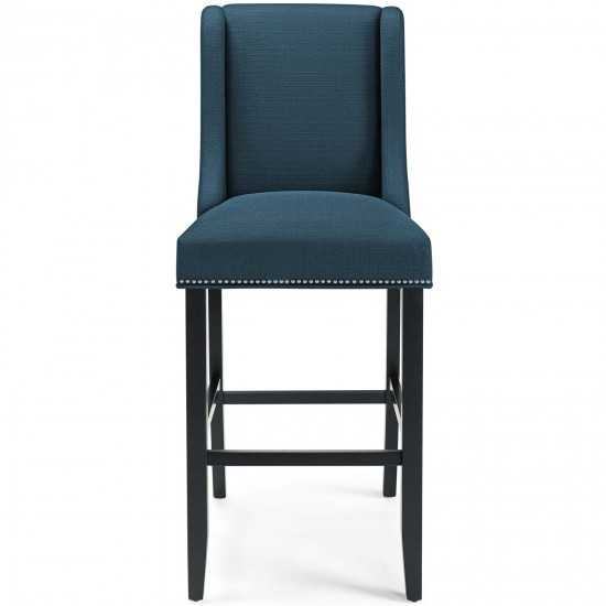 Baron Bar Stool Upholstered Fabric Set of 2
