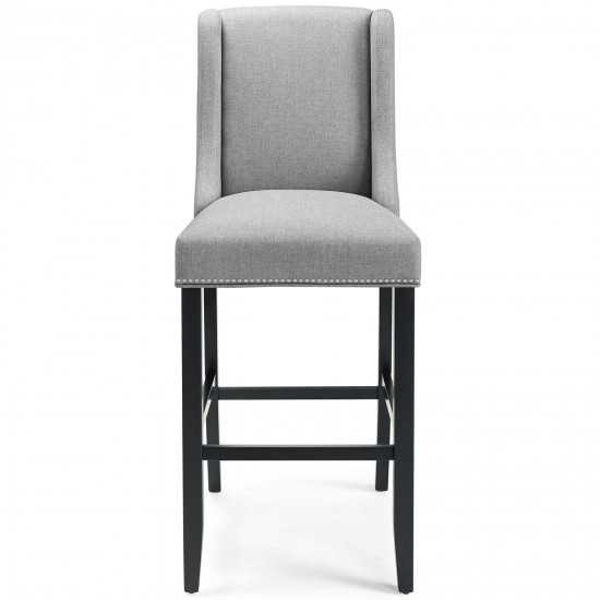 Baron Bar Stool Upholstered Fabric Set of 2