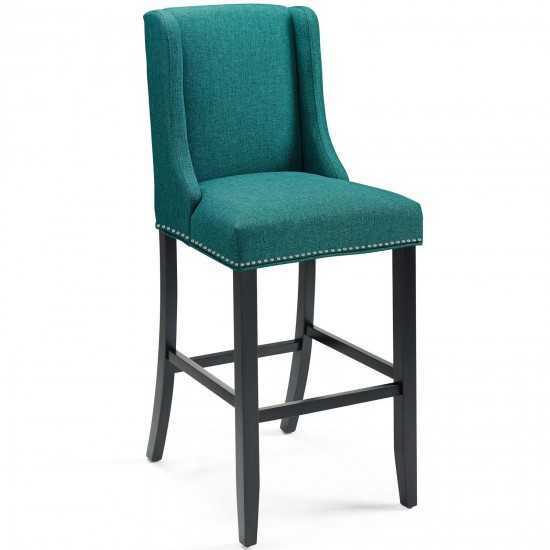 Baron Bar Stool Upholstered Fabric Set of 2