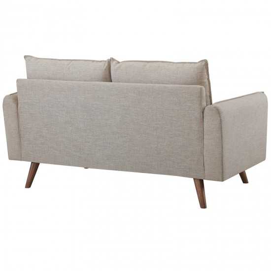 Revive Upholstered Fabric Sofa and Loveseat Set