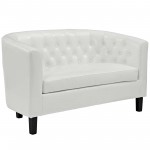 Prospect Upholstered Vinyl Loveseat and Armchair Set