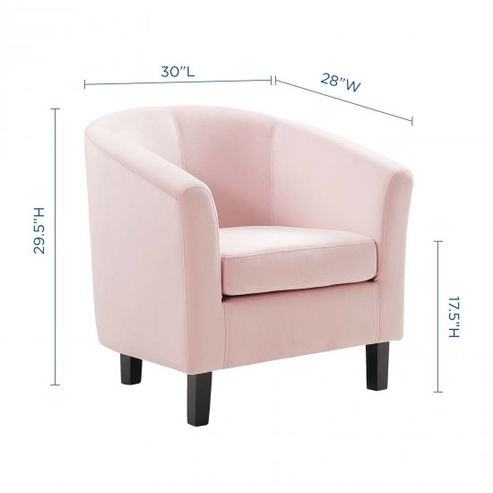 Prospect Performance Velvet Armchair