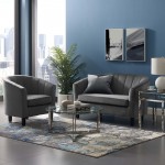 Prospect Channel Tufted Performance Velvet Loveseat and Armchair Set