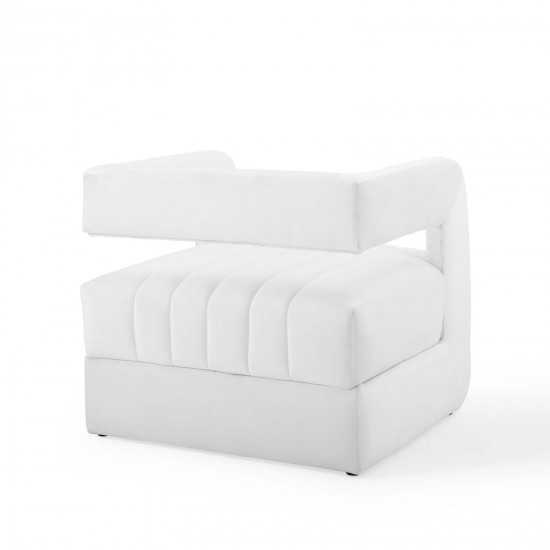 Range Tufted Performance Velvet Accent Armchair Set of 2