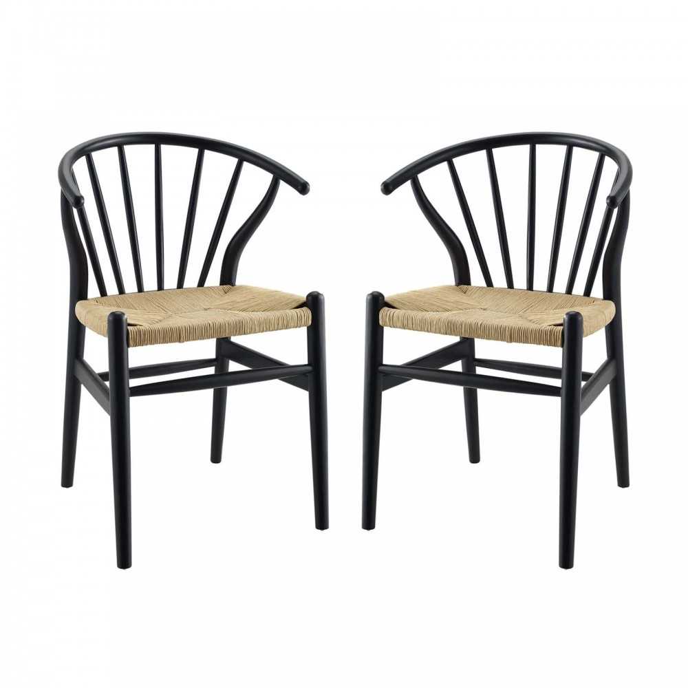 Flourish Spindle Wood Dining Side Chair Set of 2 Flourish Spindle Wood Dining Side Chair Set of 2