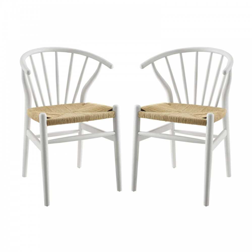 Flourish Spindle Wood Dining Side Chair Set of 2