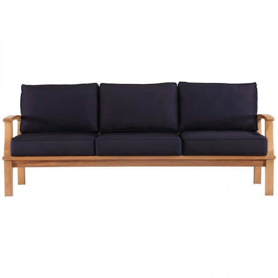 Marina Outdoor Patio Teak Sofa