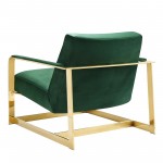 Seg Performance Velvet Accent Chair