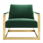 Seg Performance Velvet Accent Chair