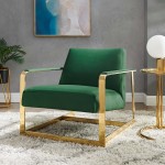 Seg Performance Velvet Accent Chair