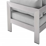 Shore Sunbrella® Fabric Aluminum Outdoor Patio Corner Sofa