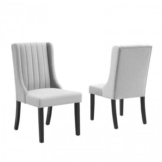 Renew Parsons Performance Velvet Dining Side Chairs - Set of 2