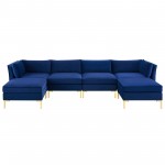 Ardent 6-Piece Performance Velvet Sectional Sofa