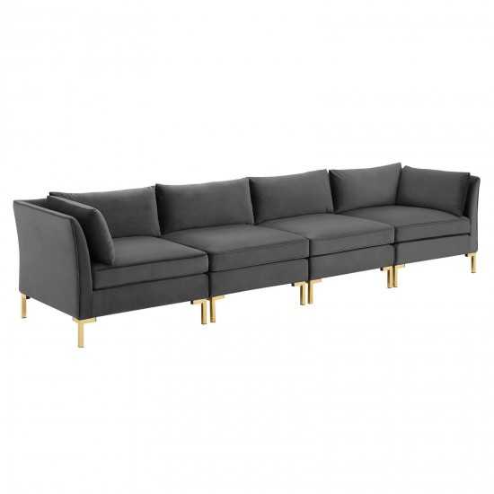 Ardent 4-Seater Performance Velvet Sofa