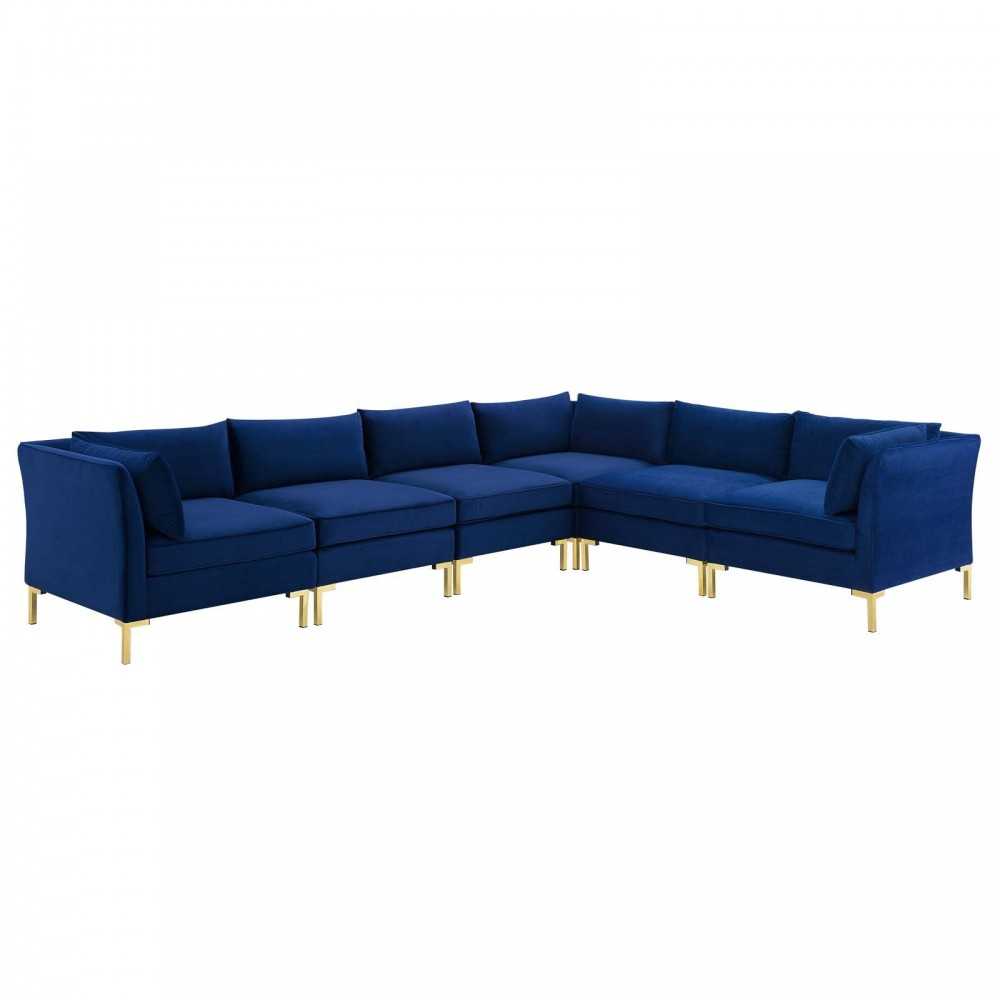 Ardent 6-Piece Performance Velvet Sectional Sofa Ardent 6-Piece Performance Velvet Sectional Sofa