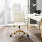 Jive Armless Mid Back Performance Velvet Office Chair