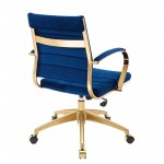 Jive Mid Back Performance Velvet Office Chair