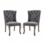 Apprise Side Chair Performance Velvet Set of 2