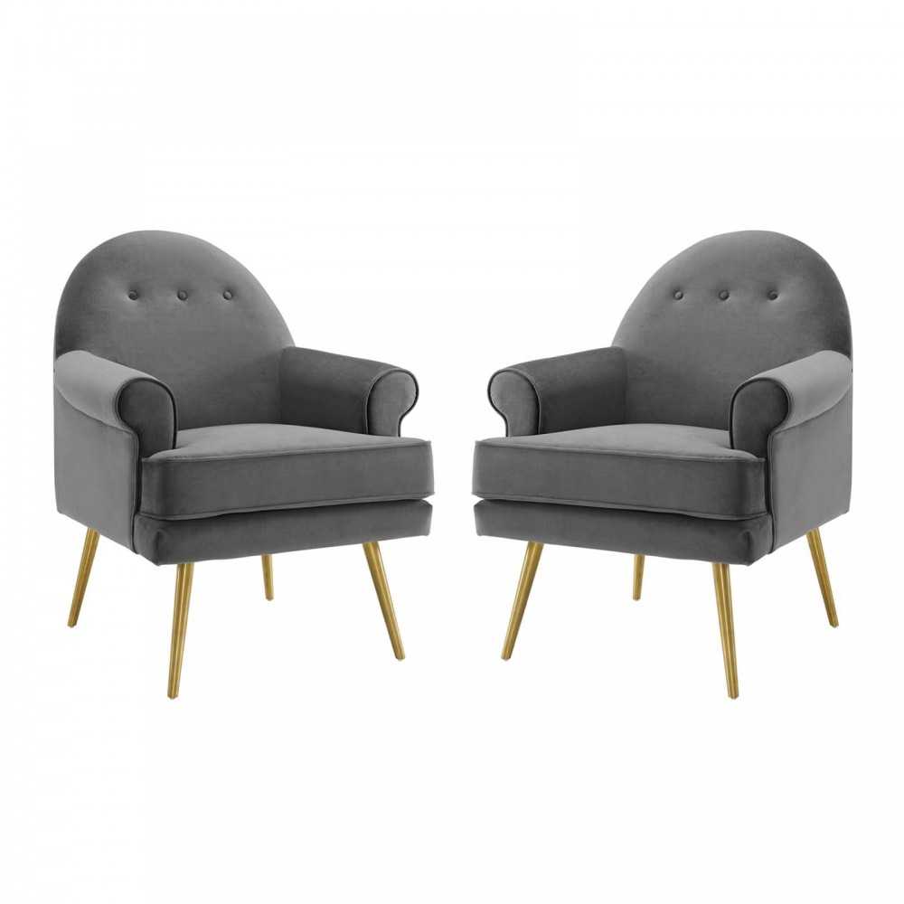 Revive Armchair Performance Velvet Set of 2 Revive Armchair Performance Velvet Set of 2