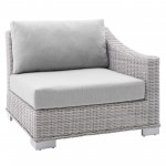 Conway Sunbrella® Outdoor Patio Wicker Rattan 6-Piece Sectional Sofa Set