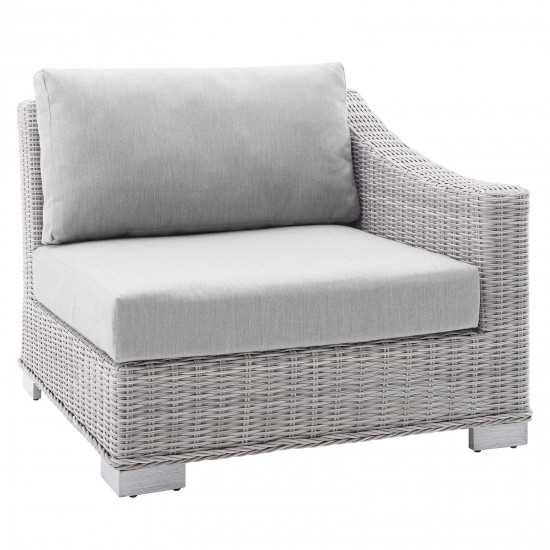 Conway Sunbrella® Outdoor Patio Wicker Rattan 6-Piece Sectional Sofa Set
