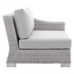 Conway Sunbrella® Outdoor Patio Wicker Rattan 6-Piece Sectional Sofa Set