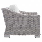 Conway Sunbrella® Outdoor Patio Wicker Rattan 7-Piece Sectional Sofa Set