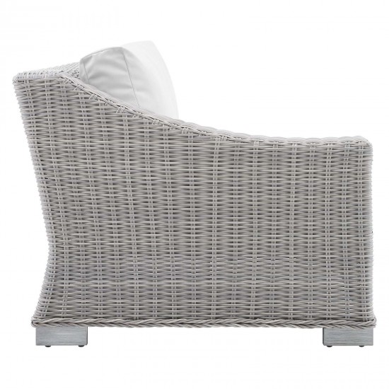 Conway Sunbrella® Outdoor Patio Wicker Rattan 7-Piece Sectional Sofa Set