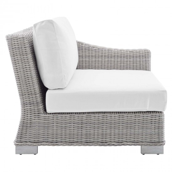 Conway Sunbrella® Outdoor Patio Wicker Rattan 7-Piece Sectional Sofa Set