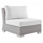 Conway Sunbrella® Outdoor Patio Wicker Rattan 7-Piece Sectional Sofa Set