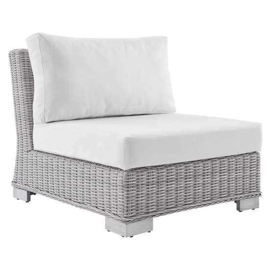 Conway Sunbrella® Outdoor Patio Wicker Rattan 7-Piece Sectional Sofa Set