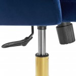 Distinct Tufted Swivel Performance Velvet Office Chair