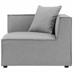 Saybrook Outdoor Patio Upholstered 2-Piece Sectional Sofa Loveseat