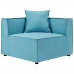 Saybrook Outdoor Patio Upholstered 2-Piece Sectional Sofa Loveseat