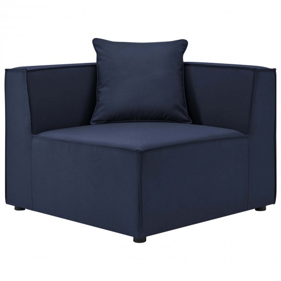 Saybrook Outdoor Patio Upholstered Loveseat and Ottoman Set