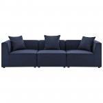 Saybrook Outdoor Patio Upholstered 3-Piece Sectional Sofa