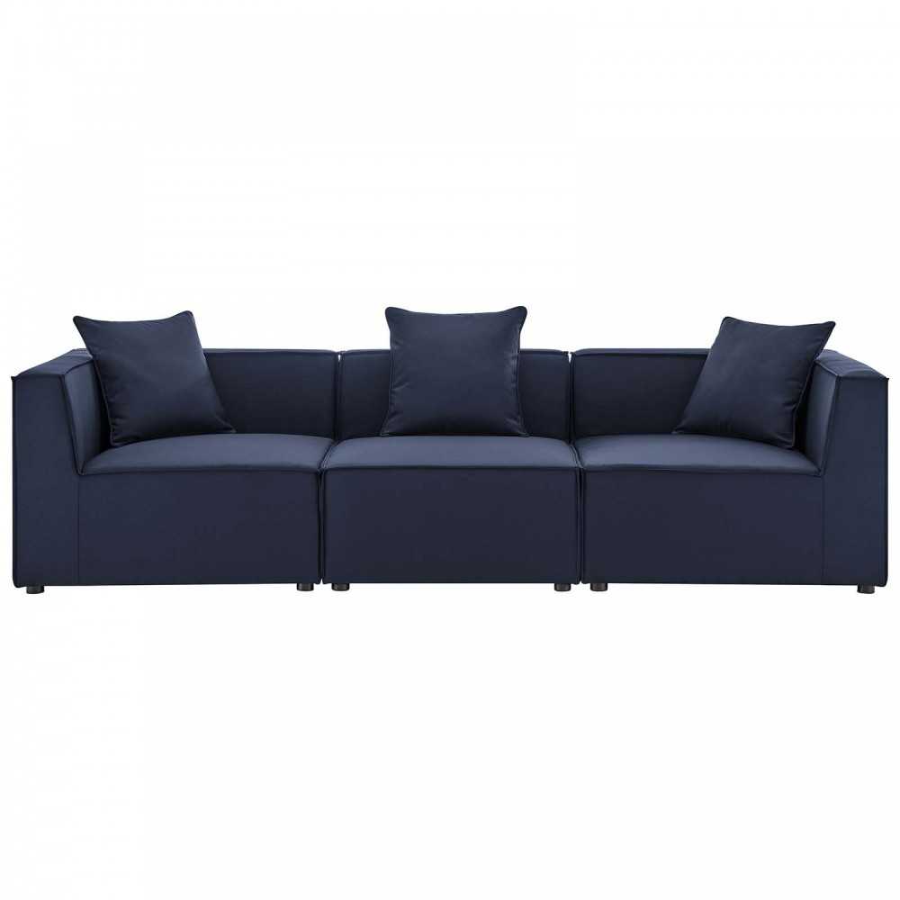 Saybrook Outdoor Patio Upholstered 3-Piece Sectional Sofa Saybrook Outdoor Patio Upholstered 3-Piece Sectional Sofa