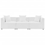 Saybrook Outdoor Patio Upholstered 3-Piece Sectional Sofa