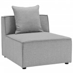 Saybrook Outdoor Patio Upholstered 6-Piece Sectional Sofa