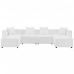 Saybrook Outdoor Patio Upholstered 6-Piece Sectional Sofa