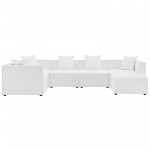 Saybrook Outdoor Patio Upholstered 6-Piece Sectional Sofa