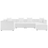 Saybrook Outdoor Patio Upholstered 6-Piece Sectional Sofa