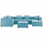 Saybrook Outdoor Patio Upholstered 7-Piece Sectional Sofa