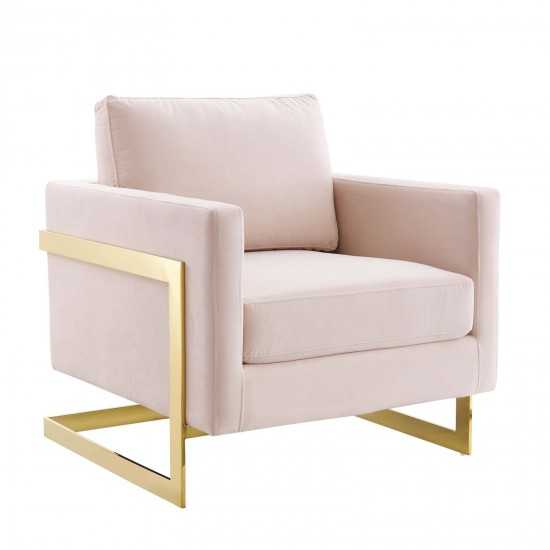 Posse Performance Velvet Accent Chair