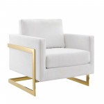 Posse Performance Velvet Accent Chair