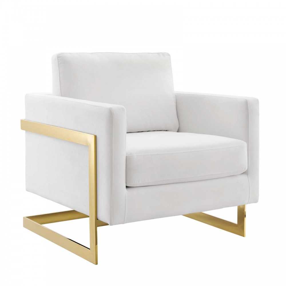 Posse Performance Velvet Accent Chair