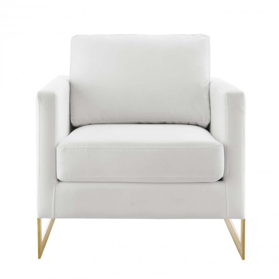 Posse Performance Velvet Accent Chair