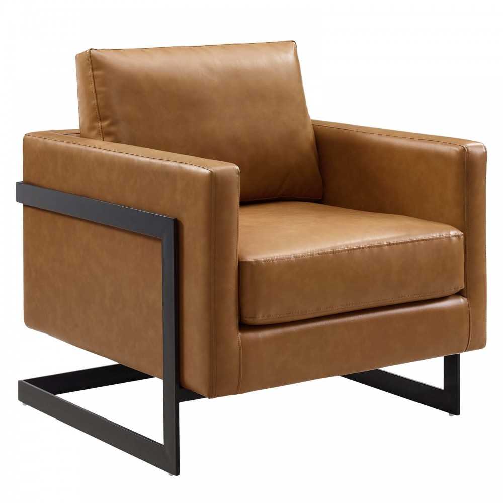 Posse Vegan Leather Accent Chair